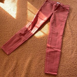 Coral denim LOFT jeggings